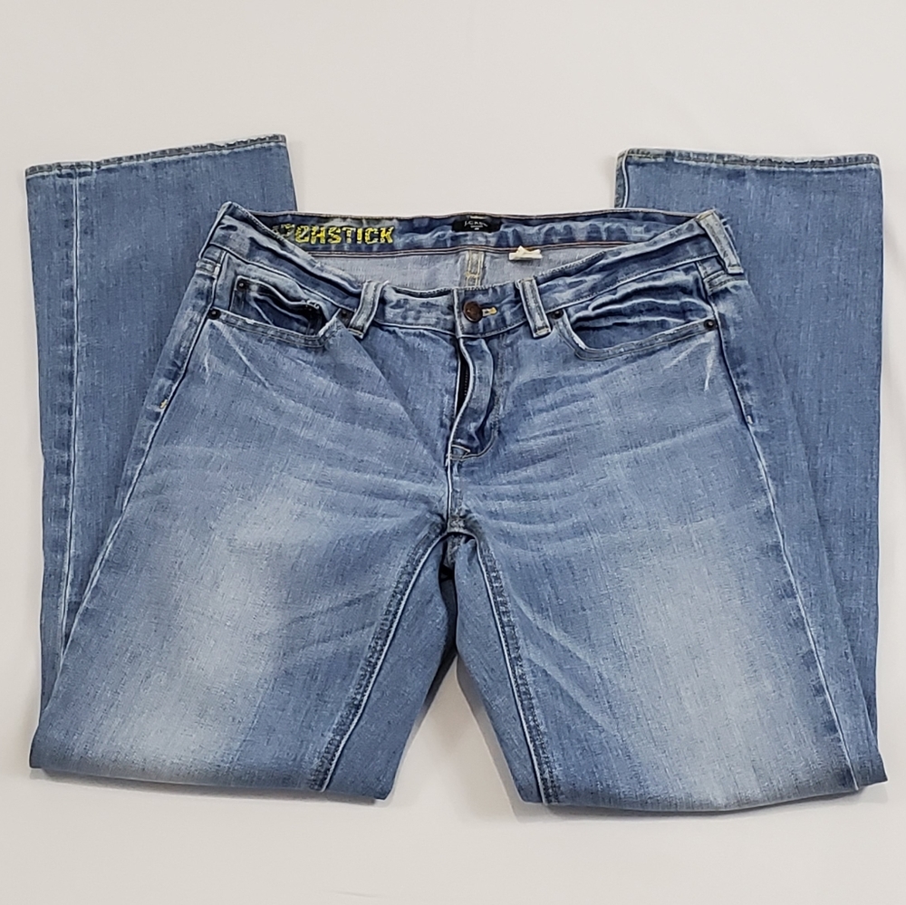 J. Crew Stretch Matchstick Straight Leg Light Wash
